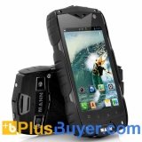 Mann A18 - 4 Inch Rugged Android Phone (1.15GHz Dual Core, IP68 Waterproof, Black)