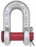 Crosby G215 .50t Round Pin Chain Shackle 1/4