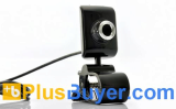 2 Megapixel Webcam with Clip and Adjustable Focus - Oval Design