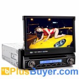 Starsound - 7 Inch 1 DIN Car DVD Player with GPS And Detachable Front Panel