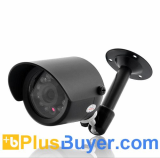 Dark Wolf - Weatherproof Mini CMOS Camera with 11 IR LEDs Nightvision - NTSC