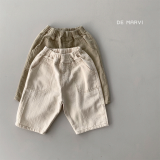 DE MARVI Kids Toddler Over fit Baggy Cotton Summer Pants Boys Girls Trousers Wholesale Korean