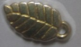 leaf design alloy badge