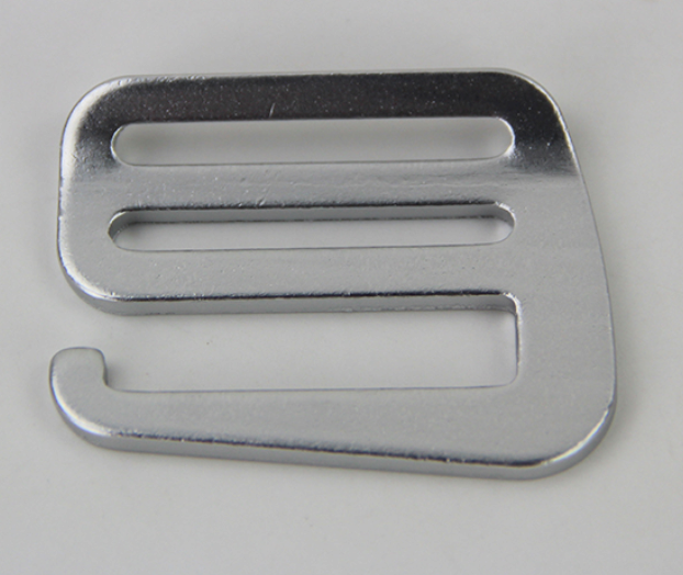 38mm ladder lock anodic aluminium metal G hook buckle