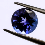Natural Tanzanite 6 mm round AAA Colour 1 Piece