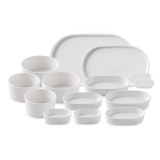 VEJLE Tableware Home Set for 2person 14P White 