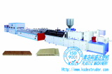 wood plastic extrusion line| WPC profile production line