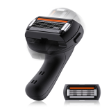 Senshave New SS_BL Head Razor Black _1 Handle _ 2 Blades_ Unisex 42g