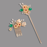 Gold Binyeo _ Hairpin Set