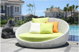Outdoor furniture with fast dry foam cushion