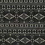 Poly span eyelet luxury stripe pattern jacquard knit _ SND_2528 _