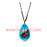 real sealife amber resin necklace jewelry,fashion jewelry