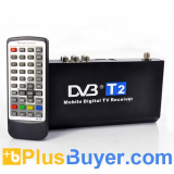 1080P HD Car DVB-T2 Digital TV Receiver (H.264, HDMI, Remote Control)