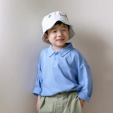 DE MARVI Kids Children Boys Formal Polo Collar T shirts
