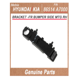 86514A7000 _ BRACKET _FR BUMPER SIDE MTG RH _ Genuine Korean Automotive Spare Parts _ Hyundai Kia _M