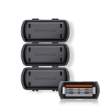 Senshave New SS_BL Head Razor Black 3 Refill Cartridges