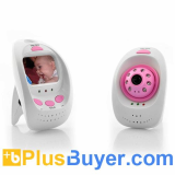 2.4GHz Digital Wireless Baby Monitor + Camera (8 LEDs, Night Vision, 2.4 Inch Screen)