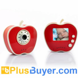 Apple Shaped 2.4GHz Wireless Digital Baby Monitor + Camera (10 LEDs, Night Vision)