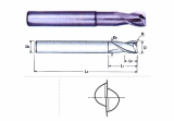 Corner R End Mill for Copper (RC502 Series)