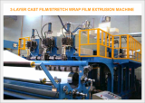3-layer Cast Film Stretch Wrap Film Extrusion Machine