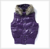 Hooded Vest Jacket for Women WWJE-709