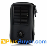 Solar Battery Charger Case with Built-in Speakers (1000 mAh, 6 Connectors)