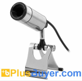 Metal Bullet Design USB Webcam with 2 Megapixel Image Sensor - Plug & Play