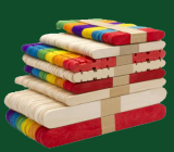 Colored wooden ice cream sticks for toy _ colored toy bars