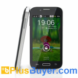 SimSam - 4 Inch Budget Unlocked Android Phone (1GHz CPU, Bluetooth, Black)