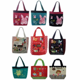 Character Atchwork and Applique Tote Bag