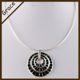 New design multi circle pendant necklace
