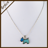 jewelry dog shape pendant necklace