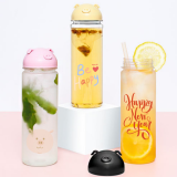 Ecozen Water Bottle OEM Piggy Lid Cute Plastic Bottle made in Korea