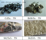 High purity CdTe, BiSbTe,Sb2Te3, Sb2O3