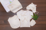 Natural Bamboo Baby New Born Gift Set 