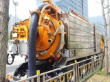 Conbined sewer cleaning equipment
