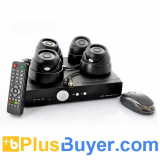 SecurONE Plus - CCTV Security System (4 Dome CCTV Cameras, H.264 DVR, 1TB HDD)