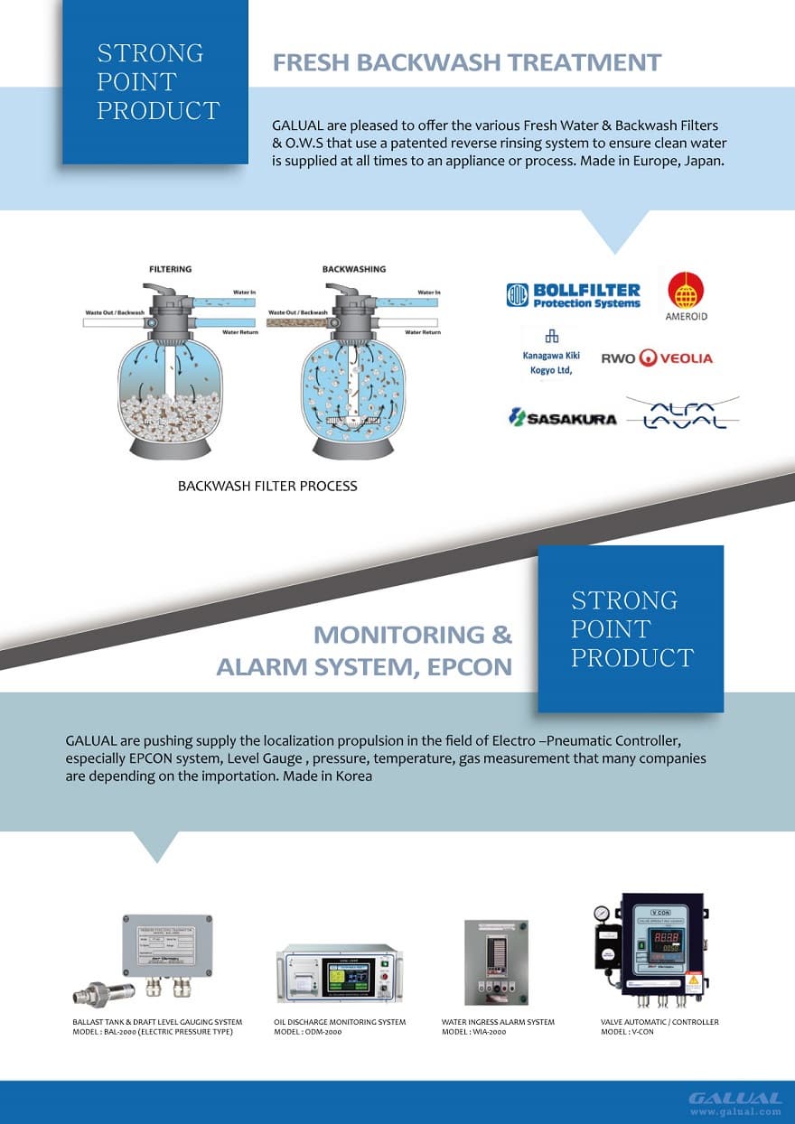 Draft and Ballast Tank level measuring system Model: BAL-2000 / Pneumatic  type - TES Industry