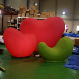 Red Heart and Light Green Heart Family inflatable