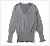 V-Neck, Long Sleeve Sweater for Women WSXT-315CS