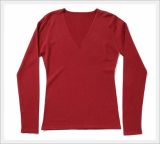 V-Neck, Long Sleeve Sweater for Women WSRT-879