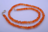 Natural Carnelian 16 inch 4mm smooth Beads