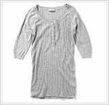 Round Neck, 2/3 Sleeve, Jacquard Sweater for Women