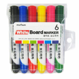 Whiteboard Marker 6 Color Set