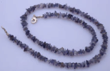 Natural Iolite 16 inch smooth Chips Beads