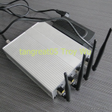 Adjustable output power cellphone jammer with remote control 