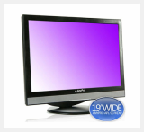 LCD Monitor (19inch Wide, Two Tone)
