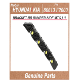 86613F2000 _ BRACKET_RR BUMPER SIDE MTG_LH _ Genuine Korean Automotive Spare Parts _ Hyundai Kia _Mo