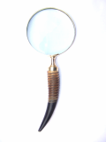 Large Magnifying Glass, Hand Held Magnifying Glass, Antique Magnifying Glass, Brass Magnifying Glass