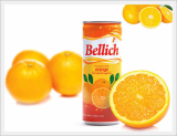 Juice Drink with Orange Fruit Pieces